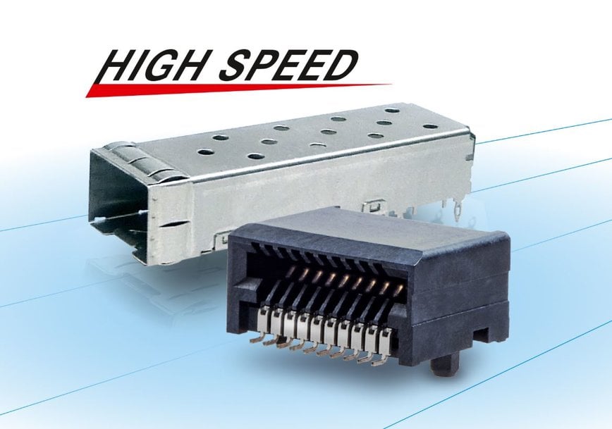 SFP28 HIGH-SPEED CONNECTOR FOR DATA NETWORKING OPTICAL TRANSCEIVER APPLICATIONS